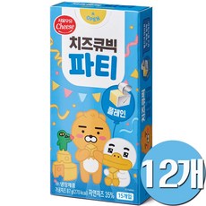 (서울우유) 치즈큐빅파티 플레인 87g, 12개