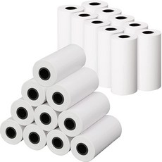 20롤 인스턴트 카메라 프린트 용지 리필 카메라 감열식 프린터 인화지 롤 인스턴트 프린트 감열지 아동용 카메라 선물 용품에 적합 57 x 30mm