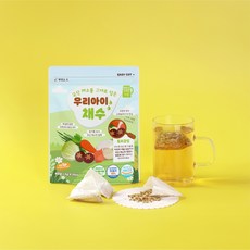 우리아이채수 국내산 채소 원물 그대로 만든 채수팩, 1개, 40g