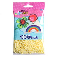 컬러비즈 5mm55g1000개900원, 1개, S68_싱글비즈 크림색