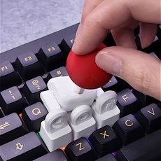 키보드조이스틱 오락실조이스틱 컨트롤러 게임 레드화이트, 1개, A. 빨강흰색
