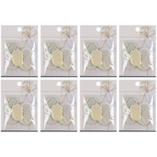 고맙토다 실링왁스 스티커 8개 144p 청첩장 봉투 스티커, 103-라떼아이보리x8개