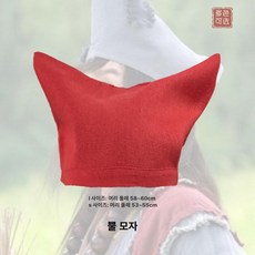 두피 쿨링 아이스모자 머리 주머니 항암 붓기 열감, 양뿔모 수박레드, L, 1개
