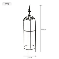 정원 넝쿨 지주대 화단 아치형 오벨리스크 테라스 꾸미기 나팔꽃, B