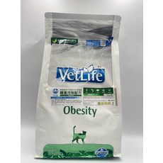Farmina VetLife 法米納 貓用體重控制處方糧VC7，低卡高纖，支持貓咪體重管理與健康, 1個