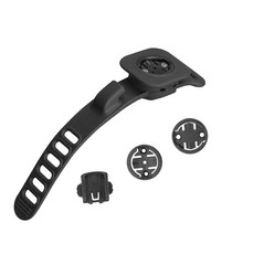 알테쉬 자전거 스템 핸들바 가민 브라이튼 와후 캣아이 핸드폰 라이트 속도계 마운트 호환, 1세트, 블랙