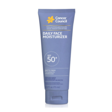 캔서카운슬 Cancer Council 호주 데일리 모이스춰 방수 선스크린 75ml 무향 SPF 50, 1개