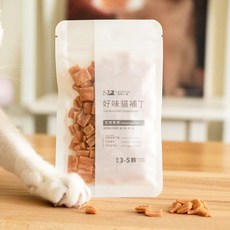 好味小姐 貓補丁 膳食纖維／維生素Ａ／天然骨鈣／天然鐵質 貓零食 貓點心, 1個, 【天然骨鈣】30g