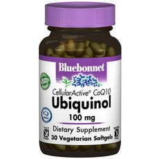 Bluebonnet 還原型輔酶Q10植物軟膠囊 100mg, 30顆, 1罐