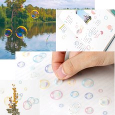 빅조이몰 자연 스티커 비눗방울 특이한