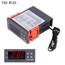 부화기 계란부화기 달걀부화기 병아리부화기 인큐베이터STC-1000 LED 디지털 온도 컨트롤러 온도 조절기 온, 02 24V