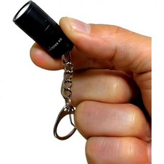e3 미니 열쇠고리 플래시라이트 마이크로 소형 라이트 브라이트 100루멘 보호용 포켓펙트 키링 토치 일상적인 반려견 산책 캠핑 하이킹 부모님 친구들을 위한 멋진 선물, Black, 1개