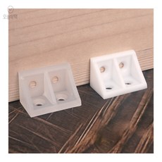 플라스틱 코너 브라켓 10개 세트 소형브라켓 조립용브라켓 다용도브라켓, 흰색