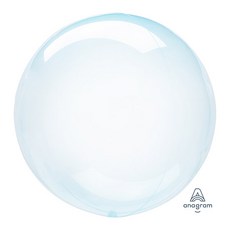파티쇼 45cm 크리스탈 클리어즈 풍선 파티 투명풍선 생일 장식, 블루