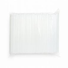 제이디팩 일자 빨대 7*250mm 투명 개별포장 500개 3000개 10000개, 1세트, 500개입