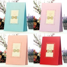 一生一世 水滴 蝴蝶結 簽名簿 /簽名本 /結婚用品/訂婚用品/婚俗用品, 1個, 蝴蝶結 (紅)