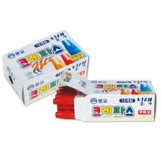 단색크레파스 빨강 12본 문교, 본상품