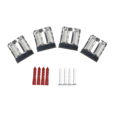 거울부속ㄷ자 4개1세트 욕실거울고정용핀 세면대거울 대형거울부착용