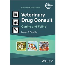 (영문도서)Blackwell's Five-Minute Veterinary Drug Consult: Canine and Feline Paperback, Wiley, English, 9781394271696