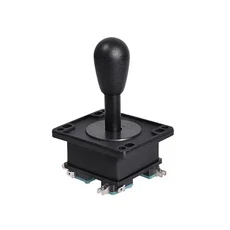 2개/몫 Baolian Acrade 조이스틱 아메리칸 스타일 4/8 웨이 아케이드 JAMMA 게임 용 블랙 볼 탑 포함, 01 Black