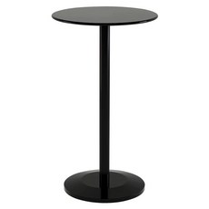 철제 테이블 와인바 술집 원형 인테리어 스탠딩 탁자 60x104, M. 검정 70106 업그레이드 시멘트베이