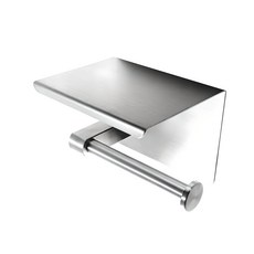 不鏽鋼層架型衛生紙架, 1個, 單一顏色
