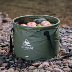 접이식 캠핑설거지가방 설거지통 버킷 바구니 20L 물통 세차, 그린