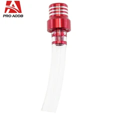 모토크로스 KTM RMZ KXF CR YZ 더트 피트 바이크 ATV 범용 CNC 알루미늄 연료 탱크 에어 벤트 가스 캡 오일, 13 B Red