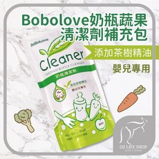 寶寶樂 奶瓶蔬果清潔劑 補充包 添加茶樹精油 嬰兒專用, 1個, 寶寶樂奶瓶清潔劑1000ml/袋