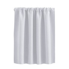 욕실 소형 창문 열 절연 짧은 패널용 암막 커튼, 02 76x60cm, 01 CHINA, 하얀색