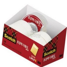 꼬미얌 강력 테이프 세트 리필4롤 본체1 리필용테이프