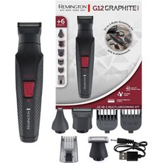 Remington 레밍턴 전기 코털 정리기 남성 가정용 면도기 PG2120 남성용 멀티 그루밍 키트 그래파이트 G126개의 부착물 포함 수염 및 정밀 트리머 바디 코 귀 헤어