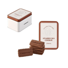 [스타벅스] 초코 쿠키 틴 세트 (8개입), 1세트, 104g
