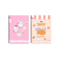 아이비스 1200 초등 슬림쓰기 여아노트 10칸(여) 12613, 랜덤1개