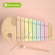 실로폰 교육용 우드 발달 선물 컬러 대형 학생 탬버린, 코끼리