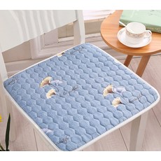 해피유통 사계절용 방석 누빔 디자인 꽃무늬 의자용 시트 패드 방수 논슬립, 30*30센티미터., 5