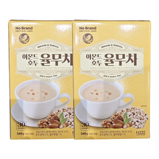 아몬드 호두 율무차 노브랜드 JOBS TEARS TEA, 2개, 30개입, 18mg