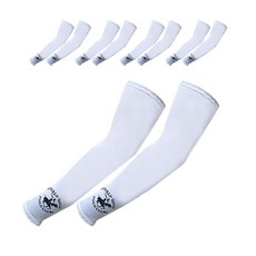 MorningAndEvening LOGO印花袖套 2入, 白色 10p