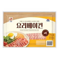 [먹고사는이야기] 사조오양 요리베이컨 1kg 전지 베이컨, 7개