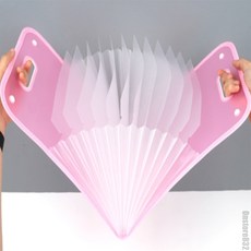 매일발견 파일케이스 반투명 서류함 문서 분류함 13포켓 파일 섹션 파일