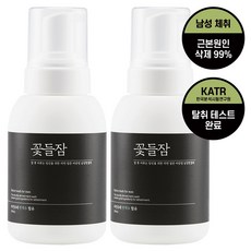 꽃들잠 네이처 포맨 워시 남성청결제 / 탈취제거제, 2개, 300ml