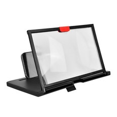 휴대폰 홀더 확대 프로젝터 확대 스크린 브래킷 화면 확대기, 1개, 5AC409611_YXZ, 12 inches black