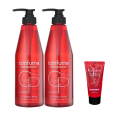 과일나라 컨퓸 슈퍼하드 헤어젤 + 여행용, 2개, 600ml