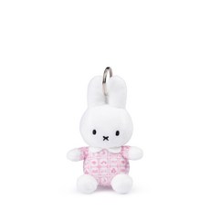 橘荷屋 荷蘭 Bon Ton Toys 米飛 米菲 鑰匙圈 Miffy chain，寶寶安撫玩具，輕巧可愛，安全無毒, 粉紅, 1個