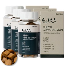 마음반려몰 고함량 기관지 강아지영양제 기침개선, 3개, 호흡기/기관지, 60정