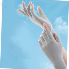 자외선 차단 손등 보호 쿨 터치 핑거리스 글러브 야외 활동 드라이빙 여름 필수품, 1개, 쿨링 반장갑 핑크