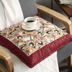 올뎃홈 3400원 방석커버 돈방석 식당방석 사무실방석 4종택1 (솜별도) 방석, 01.돈방석커버(커버만)-레드