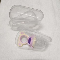 螺旋式推進咬咬樂 寶寶蔬果汁副食品輔食器, 水滴收納盒（不含內容物）, 1個