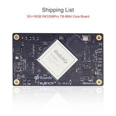 로봇용 AI 키트 록칩 RK3399 프로 물체 스캔 에지 컴퓨팅 96개 보드 TB-96AI, 3GB 16GB Core Board