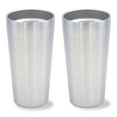 온리쿠 스텐 진공 이중컵, 2개, 1000ml